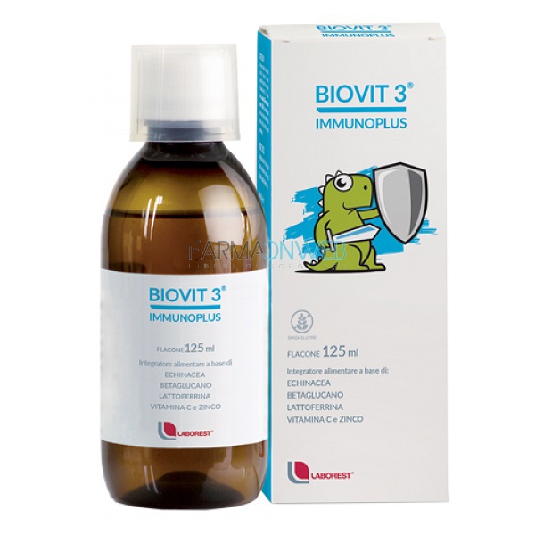 Biovit 3 Immunoplus Sciroppo Bambini 125 ml
