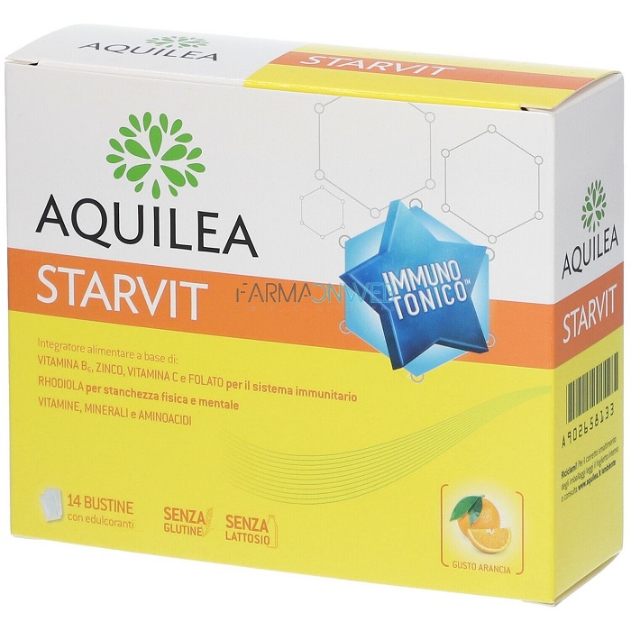 Aquilea ImunoTonico Starvit Integratore Alimentare Multivitaminico 14 Bustine