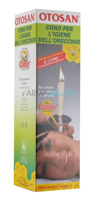 Otosan Cono per l'Igiene dell'Orecchio 6 pezzi