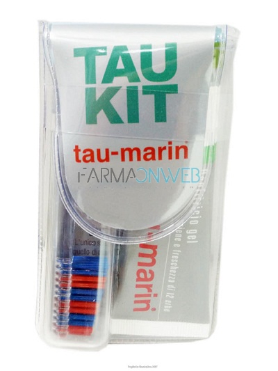 Tau Marin Kit Da Viaggio Setole Dure + Dentifricio Gel