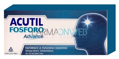 Acutil Fosforo Advance Integratore Alimentare 10 Flaconcini
