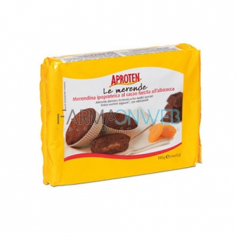 Dieterba Aproten Merendine Ipoproteiche al Cacao farcite all'albicocca 180 g