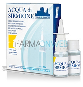 Acqua di Sirmione Protezione Vie Respiratorie Acqua Termale 6 Flaconcini 15 ml