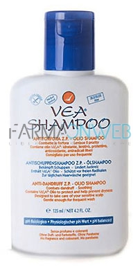 VEA Linea Pelli Sensibili Olio Shampoo Anti-Forfora Delicato e Lenitivo 125 ml