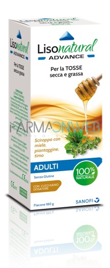 Sanofi Aventis Lisonatural Advance Adulti Sciroppo per Tosse Secca e Grassa