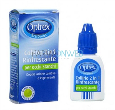 Optrex ActiDrops Collirio 2in1 Rinfrescante per Occhi Stanchi 10 ml