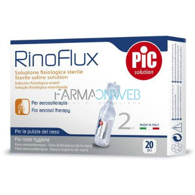 Pic Solution Rinoflux Soluzione Fisiologica 20 Fiale 2 ml
