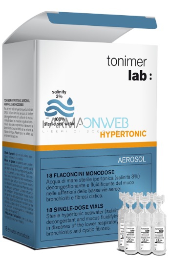 Tonimer Lab Hypertonic 18 Flaconcini x 5 ml