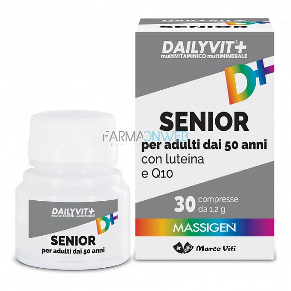 Massigen Linea Benessere ed Equilibrio Dailyvit+ Senior 30 Compresse