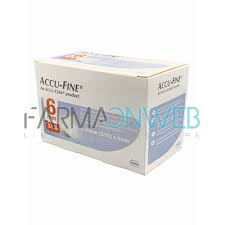 Accu-Chek Accu-Fine G31 6 mm Aghi Sterili per Penna 100 pezzi