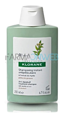 Klorane Capelli Linea Mirto Seboregolatore AntiForfora Grassa Shampoo 200 ml