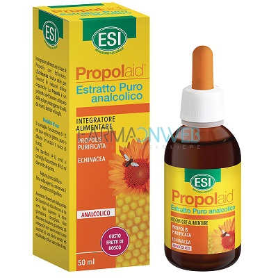 Esi PropolAid Estratto di Propoli Puro Analcolico 50 ml