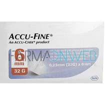 Accu-Chek Accu-Fine G32 6 mm Aghi Sterili per Penna 100 pezzi