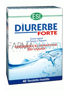 Esi Diurerbe Forte Integratore Alimentare 40 Tavolette