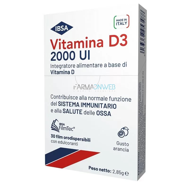 Vitamina D3 Ibsa 2000 Ui 30 Film Orali