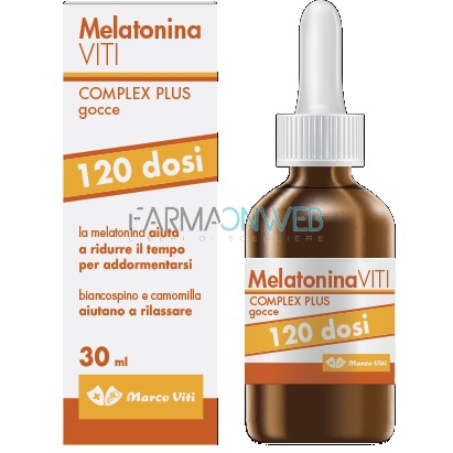 Marco Viti Melatonina Viti Complex Plus Gocce Integratore Alimentare 30 Ml