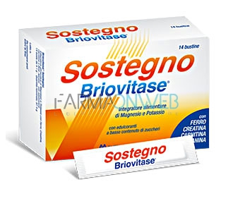 Briovitase Linea Sostegno Integratore Magnesio Potassio Creatina 14 Buste