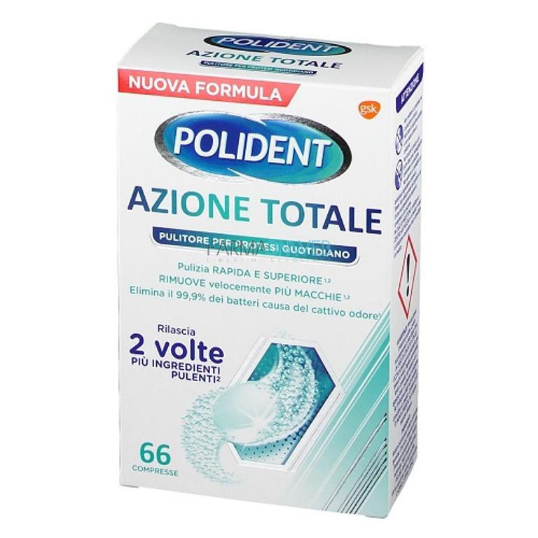 Polident Azione Totale Pulitore Per Protesi Quotidiano 66 Compresse