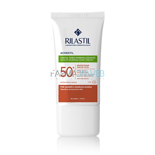 Rilastil Linea Sun System PPT Acnestil Spf 50+ Crema 40 Ml