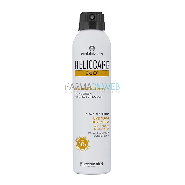 Heliocare 360 Protezione Solare Invisible Spray Spf50+ 200 Ml