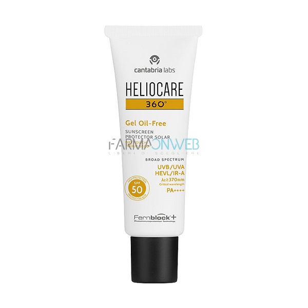 Heliocare 360 Protezione Solare Oil Free Spf50 50 Ml
