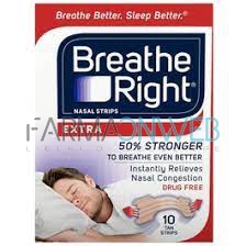 E.f.a.s. Breathe Right Respirabene Cerotti Nasali Extra Forti 10 Pezzi