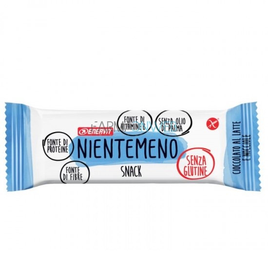 Enervit Nientemeno Barretta Cioccolato Al Latte e Nocciole 3 X 33 G