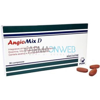 Piam Farmaceutici Angiomix D Integratore Alimentare 30 Compresse