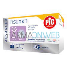 Pikdare Ago Penna Insulina Pic Insupen Advanced Gauge 31 5 Mm 100 Pezzi