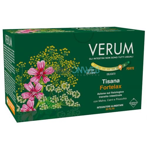 Euritalia Pharma Verum Fortelax Tisana Integratore Alimentare 20 Filtri