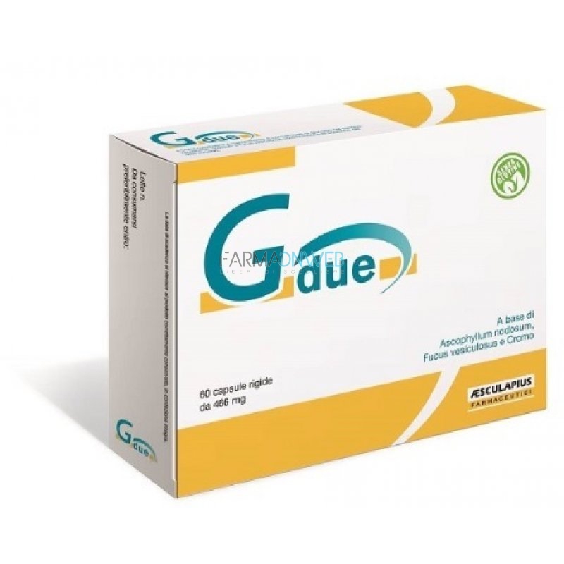 Aesculapius Farmaceutici Gdue Integratore Alimentare 60 Capsule