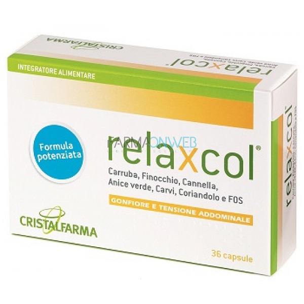 Cristalfarma Relaxcol Integratore Alimentare 36 Capsule