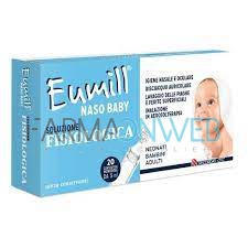 Recordati Eumill Naso Baby Soluzione Fisiologica 20 Contenitori Monodose 5 Ml