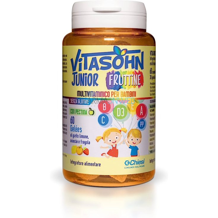 Vitasohn Junior Fruttine Integratore Alimentare 60 caramelle
