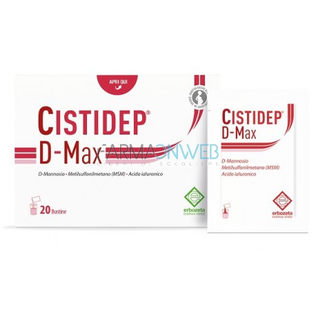 Erbozeta Cistidep D-max Integratore Alimentare 20 buste