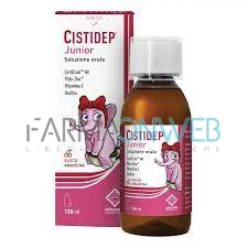 Erbozeta Cistidep Junior Soluzione Orale Integratore Alimentare 150 ml