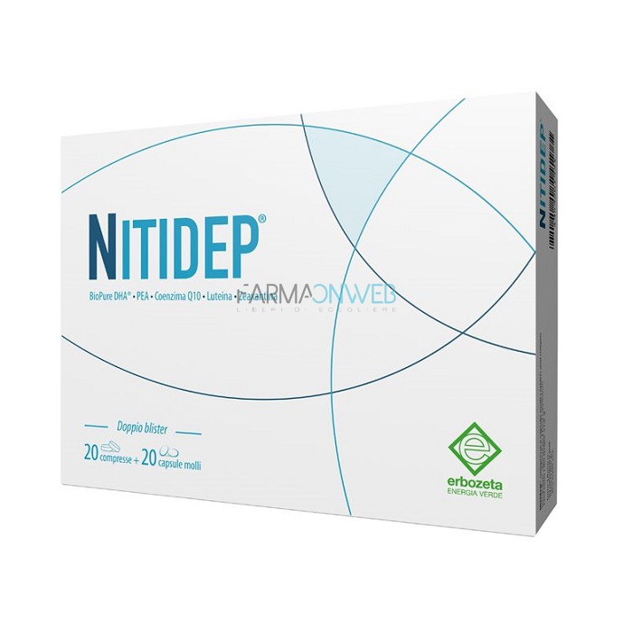 Erbozeta Nitidep Integratore Alimentare 20 compresse + 20 capsule softgel