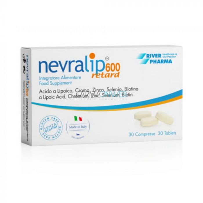 River Pharma Nevralip 600 Retard Integratore Alimentare 30 compresse
