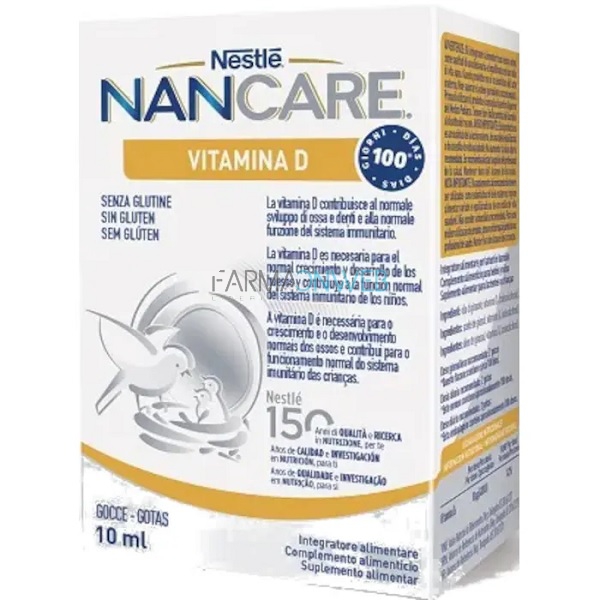 Nancare Vitamina D Integratore Alimentare Gocce 10 Ml
