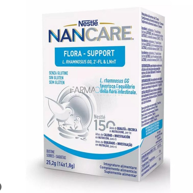 Nancare Flora Support Integratore Alimentare 14 buste