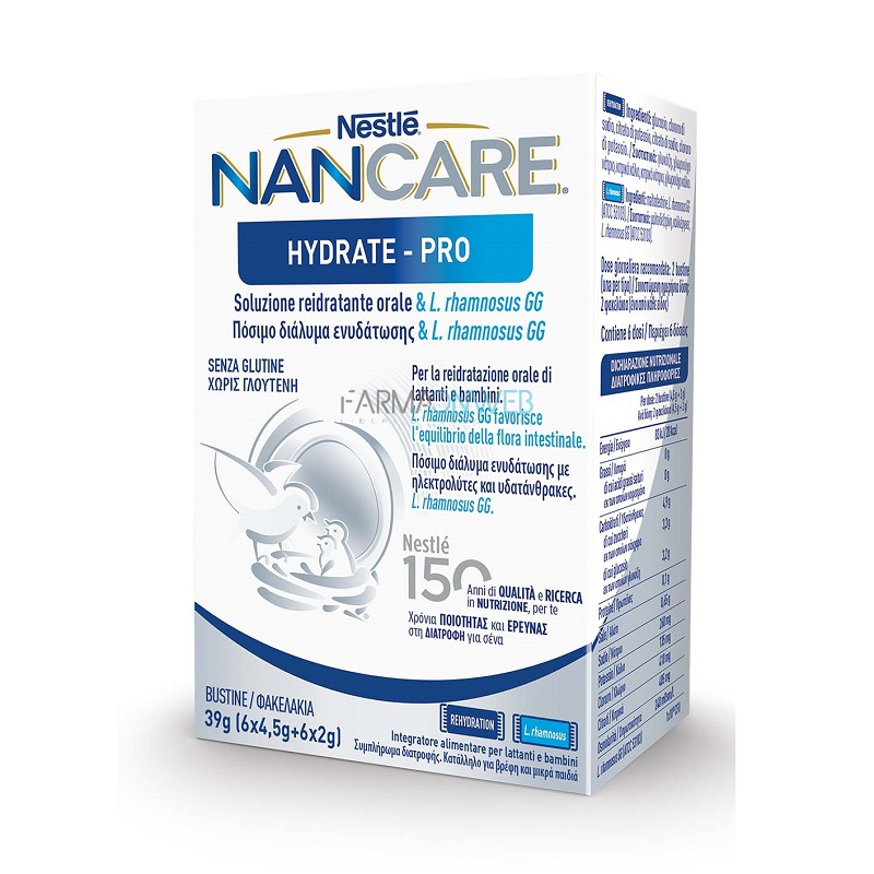 Nancare Hydrate Pro Integratore Alimentare 12 Buste