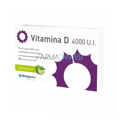 Metagenics Vitamina D 4000 UI Integratore Alimentare 84 compresse