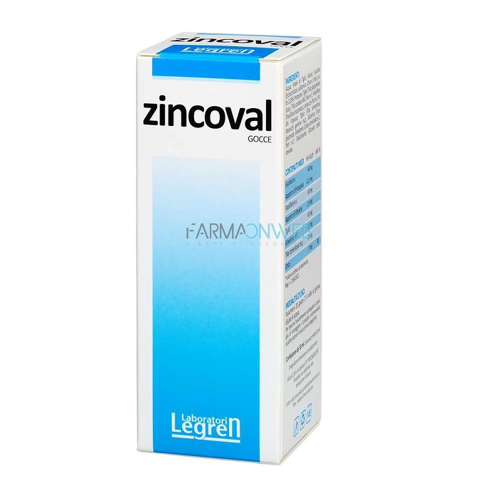 Laboratori Legren Zincoval Gocce Integratore Alimentare 50 ml
