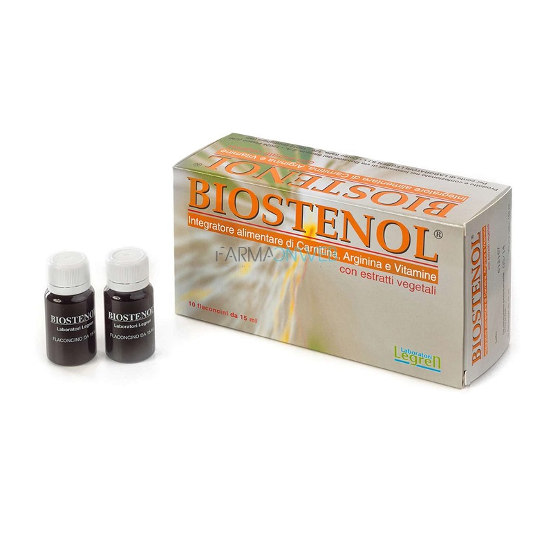 Laboratori Legren Biostenol Integratore Alimentare 10 flaconcini da 15 ml