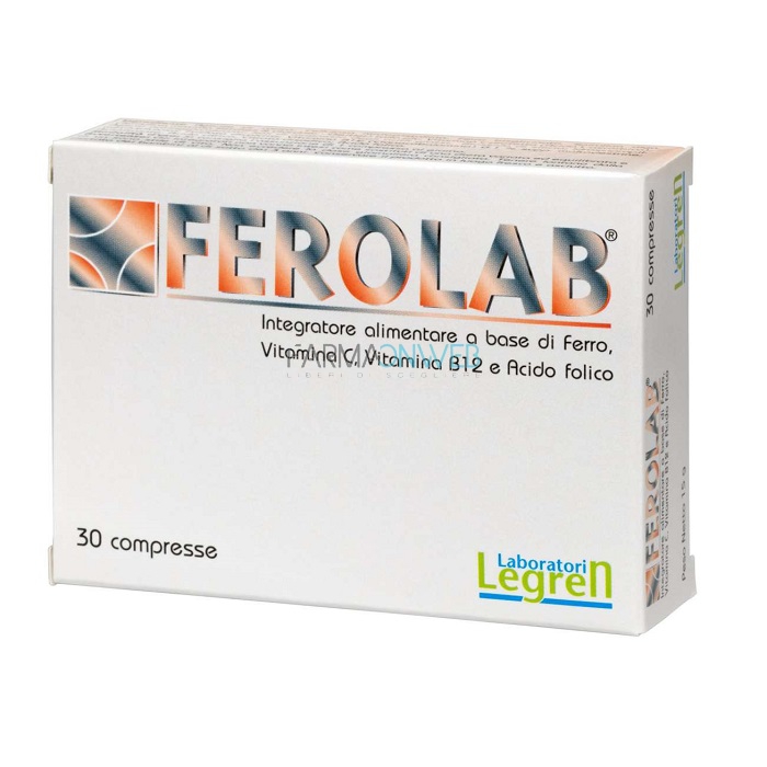 Laboratori Legren Ferolab Integratore Alimentare 30 compresse