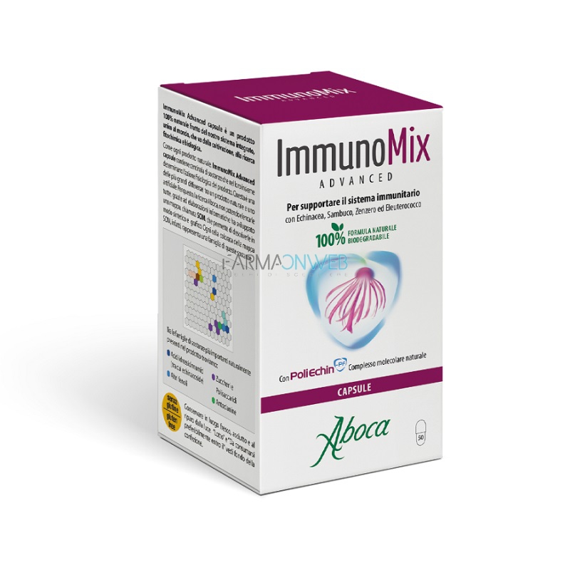 Aboca ImmunoMix Advanced Integratore Alimentare 50 capsule
