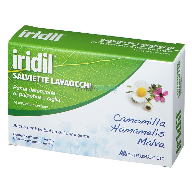 Iridil Salviette Lavaocchi 28 pezzi