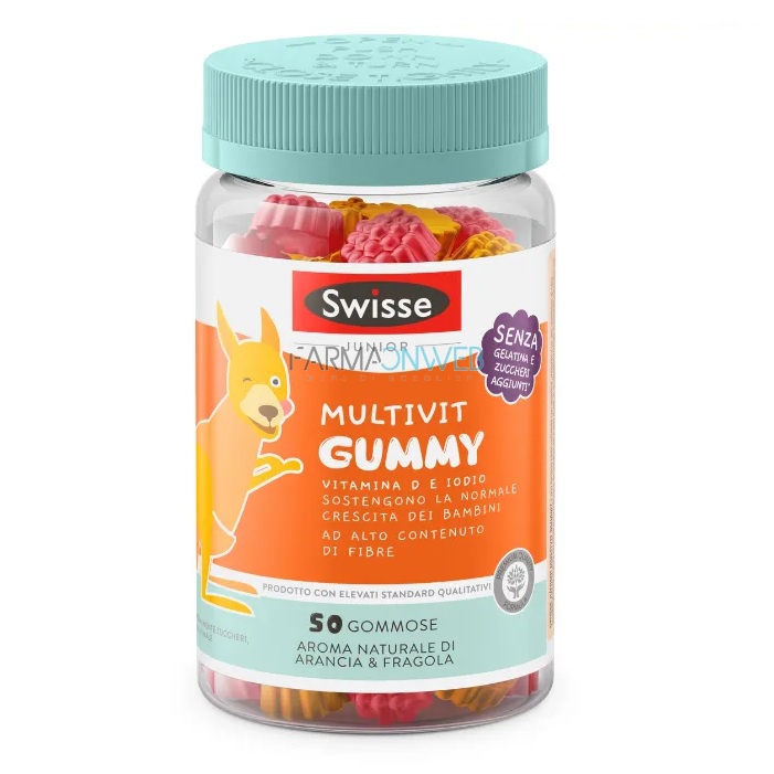 Swisse Junior Multivit Gummy Integratore Alimentare 50 gommose