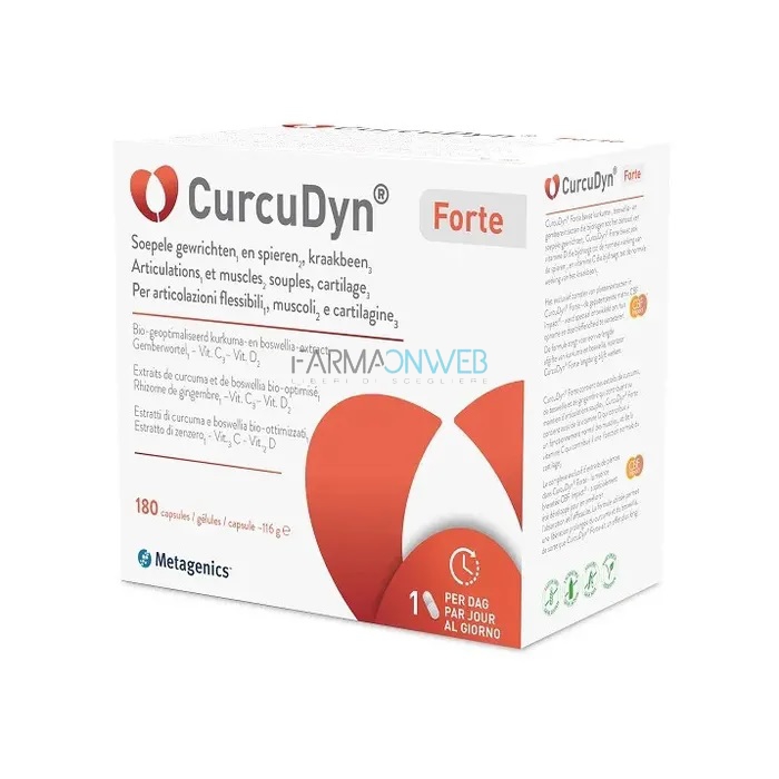 Metagenics Curcudyn Forte Integratore Alimentare 180 capsule