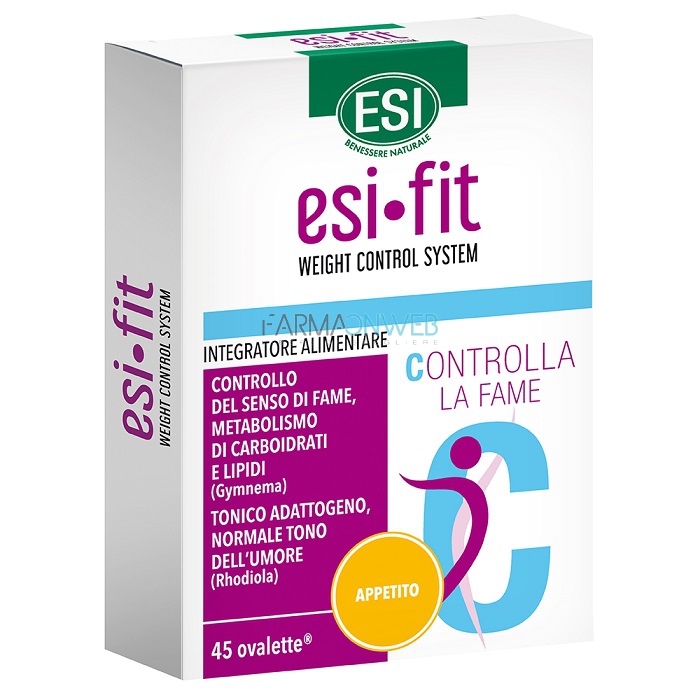 Esi Fit Controlla Appetito Integratore Alimentare 45 ovalette